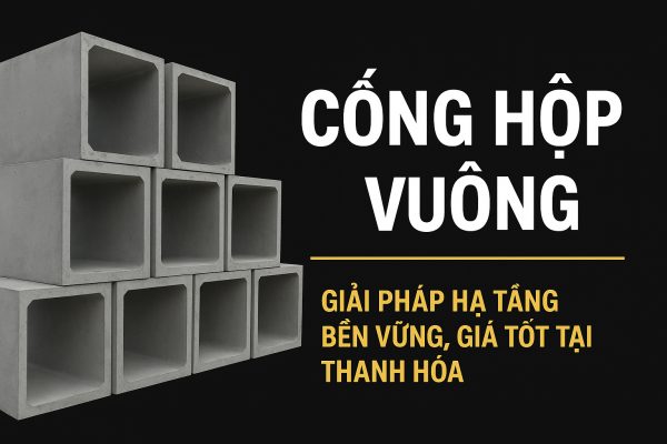 Cống Hộp Vuông Bê Tông – Giải Pháp Hạ Tầng Hiện Đại, Bền Vững